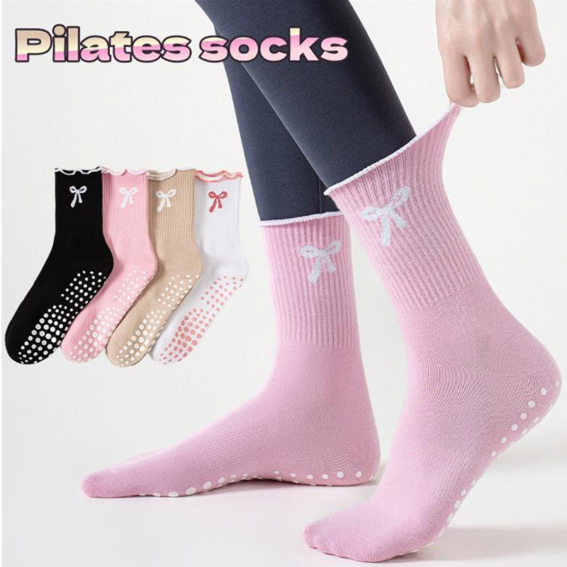 Medias Para Pilates Y Yoga - Dreamlikelin 1 Paar Damen-Pilates-Socken, rutschfeste, professionelle