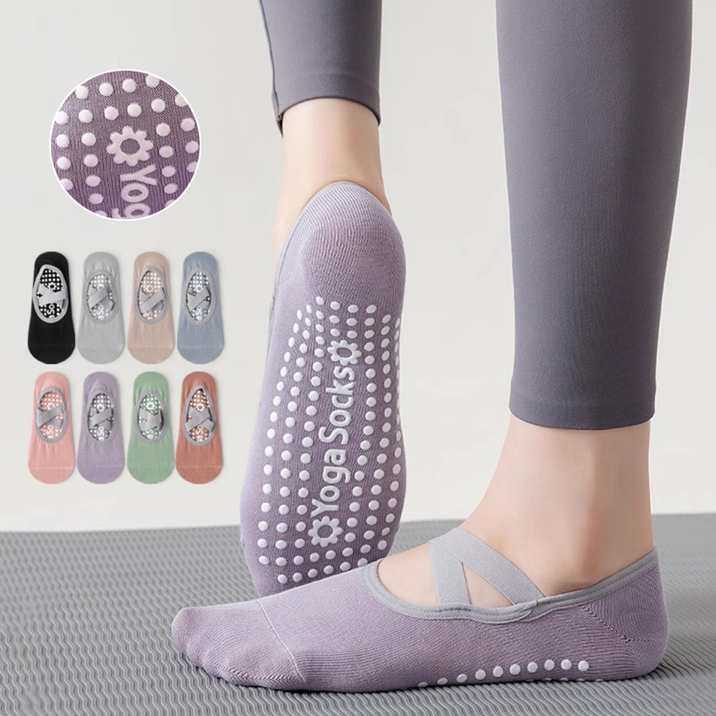 Medias Para Pilates Y Yoga - Atmungsaktive Handtuch Unten Yoga Socken Frauen