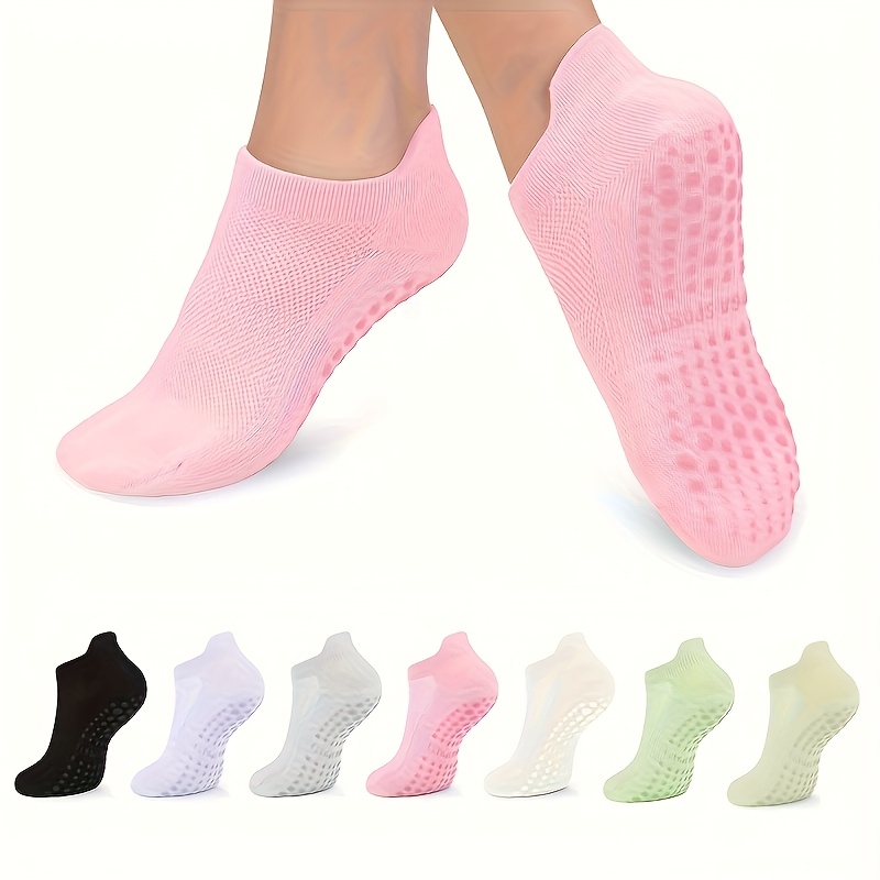 Medias Para Pilates Y Yoga - 1 Paar Grip-Pilates-Socken für Damen, Yoga-Sportsocken