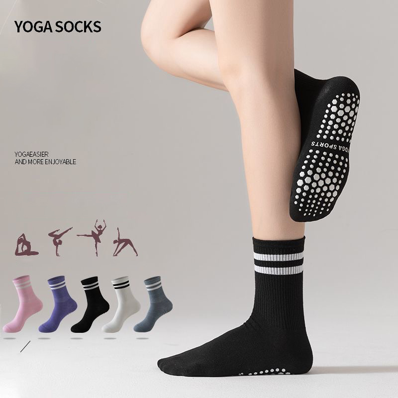 Medias Para Pilates Y Yoga - Dreamlikelin 1 Paar Damen-Yoga-Socken, rutschfeste, atmungsaktive