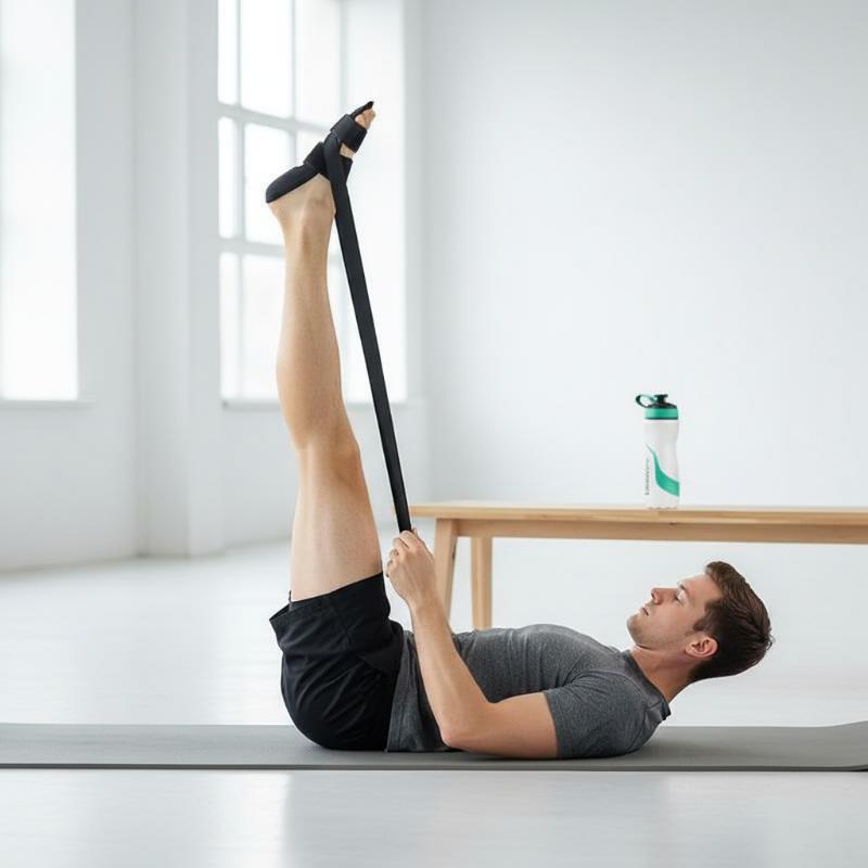 Pilates Yoga Oxford - Yoga-Bein- und Fußstreckband – strapazierfähiges Oxford-Gewebe,