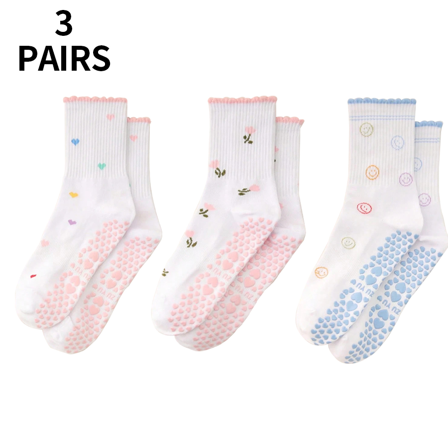 1/2/3/4 Paar Damen-Pilates-Soc – Medias Para Pilates Y Yoga Bewertung und Preis