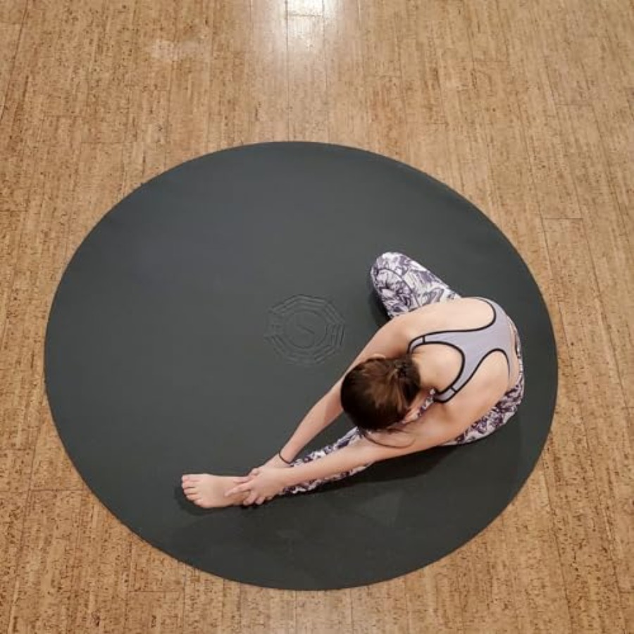 72 6' Große Runde Yoga-Matte f – Pilates Yoga Taichi Bewertung und Preis