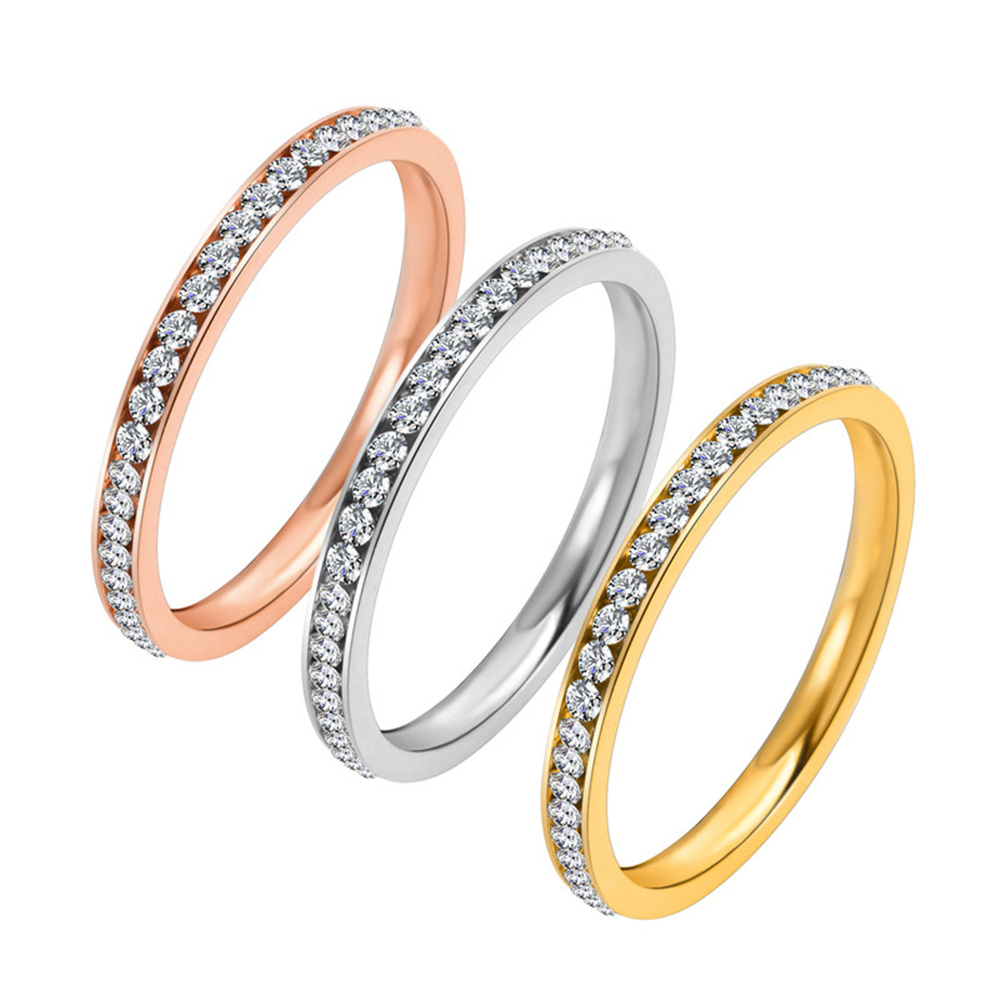 2mm Iced Out Zirkonia Ring Wei – Pilates Ring Magic Bewertung und Preis