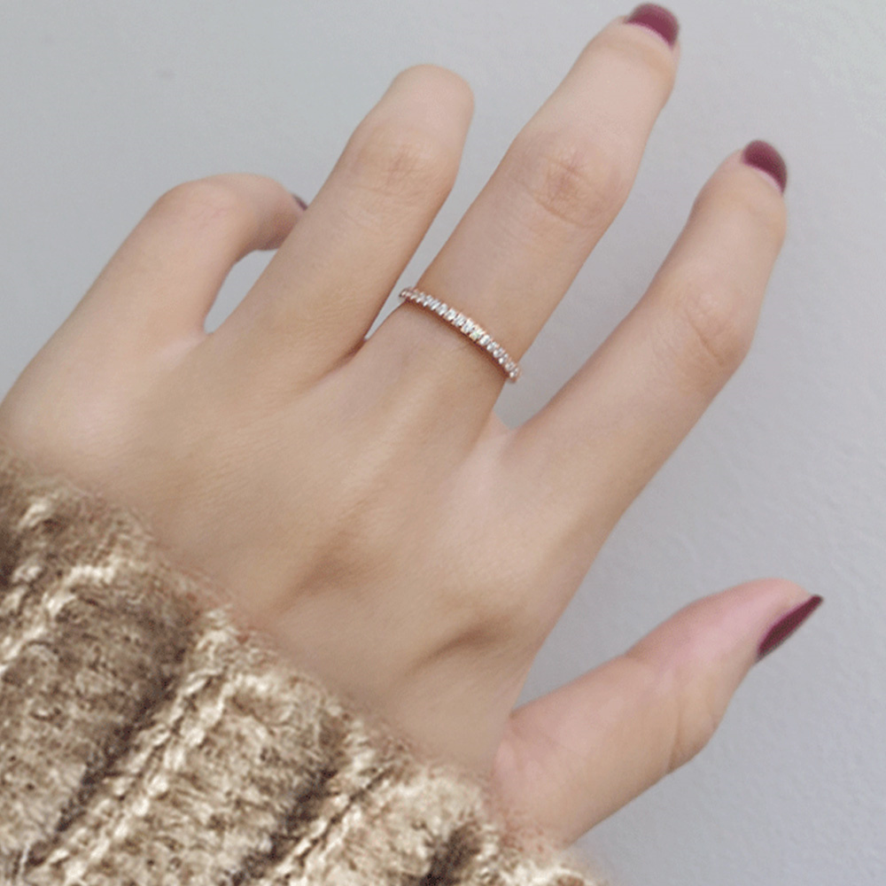 2mm Iced Out Zirkonia Ring Wei – Pilates Ring Magic Bewertung und Preis