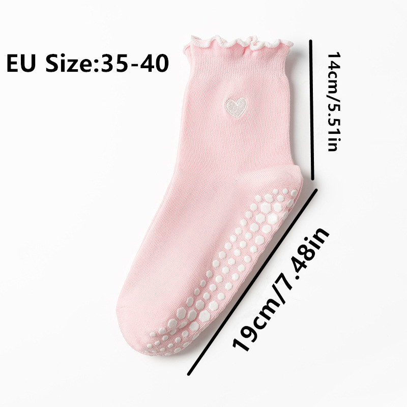 3 Paar Damen-Socken mit Herzmu – Medias Para Pilates Y Yoga Bewertung und Preis